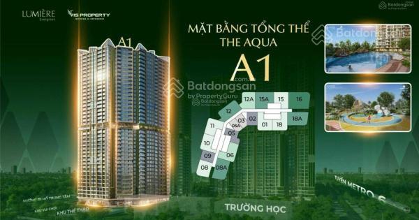 Bán gấp 2pn, 2wc, 61m2 tòa a1 giá 5,88 tỷ bao phí (tt tiến độ) tại lumiere evergreen 0974 690 ***