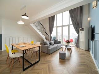 Cho thuê căn hộ duplex cao cấp 90m2 x2t, 14 tr/th