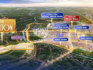 Mở bán đợt 1 quỹ 342 căn shophouse tứ lập song lập  đơn lập pool villas tại the fullton vhop3