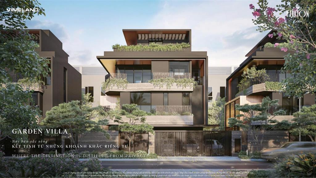 Mở bán biệt thự the fullton vinhomes ocean park 3, sản phẩm cao cấp từ capitaland