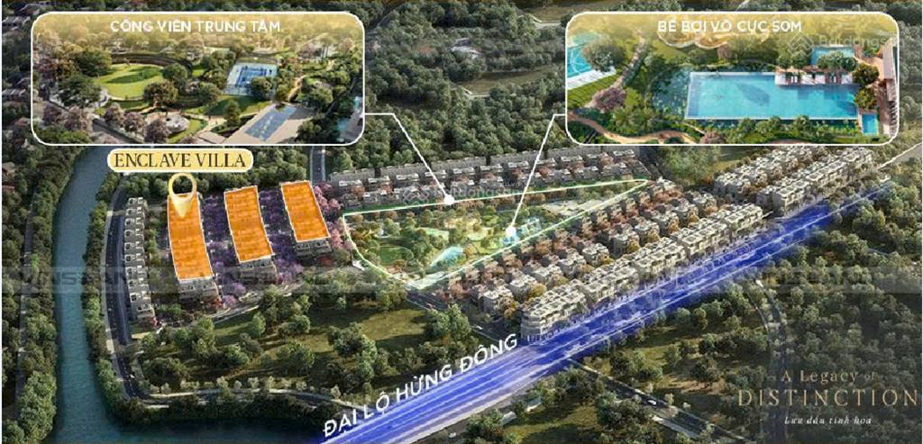 Tứ lập enclave villa  the fullton  hàng hiếm thanh khoản vip, view công viên trung tâm