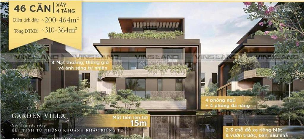 Biệt thự di sản fullton garden villa góc đầu hồi 292m2 compound riêng  view công viên trung tâm