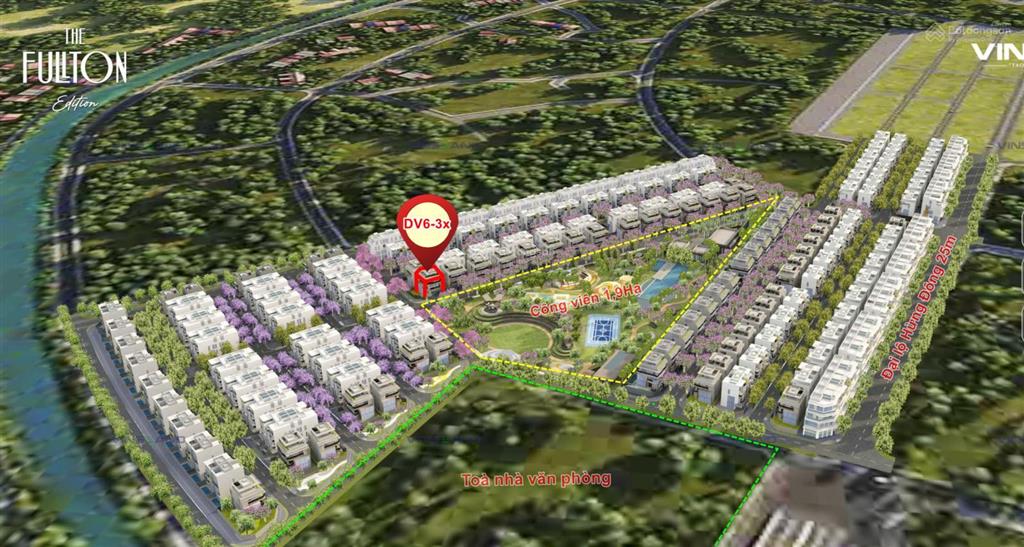 Biệt thự di sản fullton garden villa góc đầu hồi 292m2 compound riêng  view công viên trung tâm