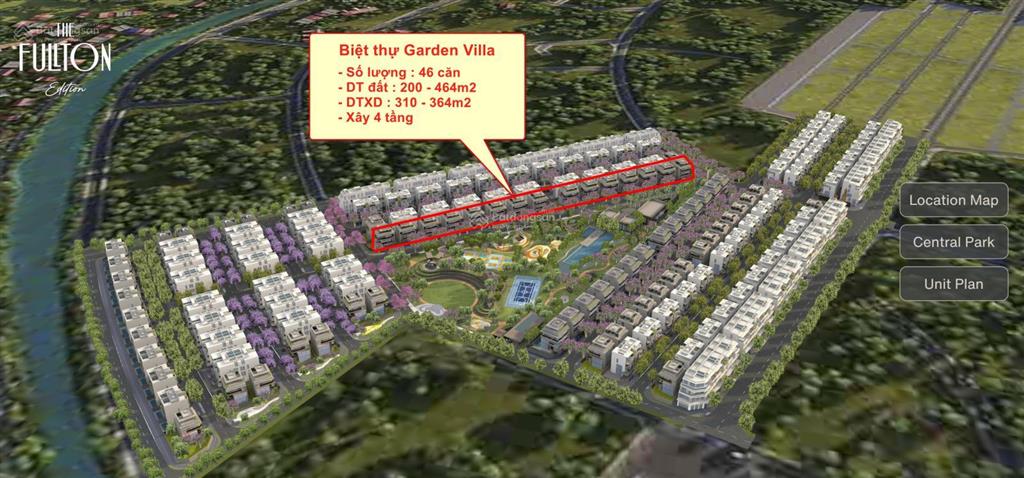 Quỹ ngoại giao siêu vip the fullton  bt pool villa, garden villa hot nhất, tặng ngay 330tr trừ giá