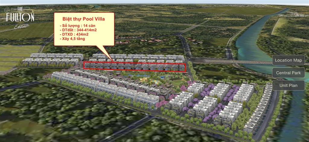 Quỹ ngoại giao siêu vip the fullton  bt pool villa, garden villa hot nhất, tặng ngay 330tr trừ giá