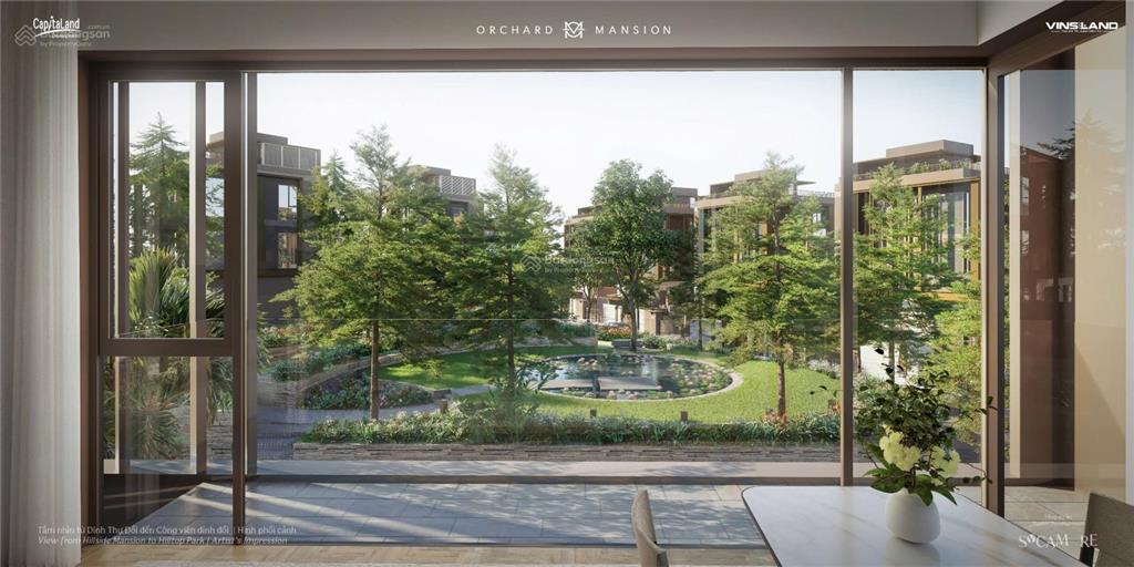 Hàng chất quỹ ngoại giao dinh thự đồi 403.7m2 orchard mansion  capitaland3 mặt tiền công viên vip