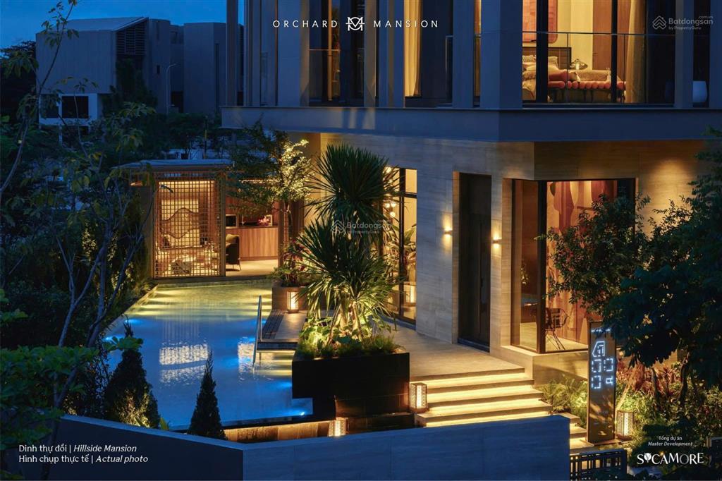 Hàng chất quỹ ngoại giao dinh thự đồi 403.7m2 orchard mansion  capitaland3 mặt tiền công viên vip