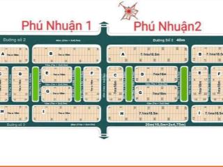 Bán đất dự án phú nhuận 2 đường số 83, diện tích 7m1 x 18m5, giá bán 160 tr/m2