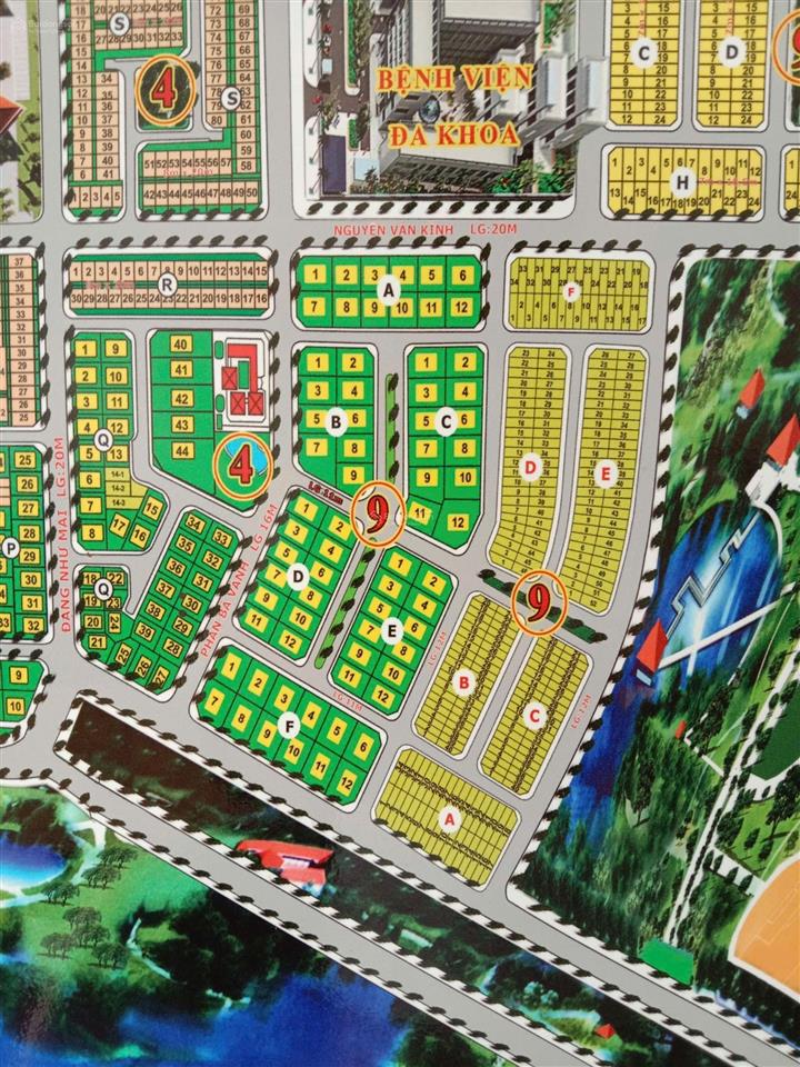 Bán đất biệt thự góc 2 mặt tiền đường dự án phú nhuận 3, diện tích 397m5, giá rẻ chỉ 148tr/m