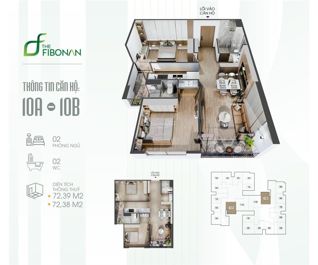 Căn hộ 3n 79m2 cao cấp giá tốt cuối cùng tại the fibonan ecopark nhận nhà quý 1/2026
