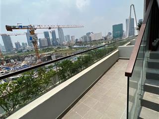 Bán căn 1 phòng ngủ hiếm  có sân vườn  view vĩnh viễn  nhìn ra cầu bason, sông sài gòn và quận 1