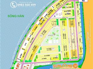 Bán đất biệt thự euro village 2 view sông hàn.  0888 282 ***