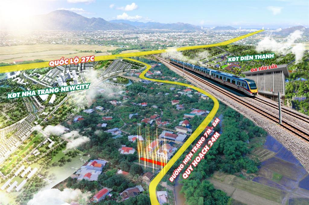 Bán 162m2 đất view sông mát mẻ tại diên khánh