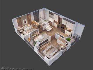 Bán căn hộ 2pn, 2wc lô góc duy nhất tại happy home tràng cát, hải an, hải phòng, 1,473 tỷ, 66,7m2