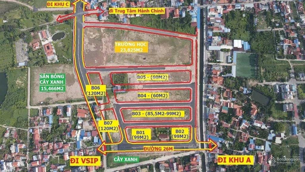 Bán tđc áp tràn a, b, c, d bắc sông cấm tn 60m2. đức 0383 196 *** (zalo)