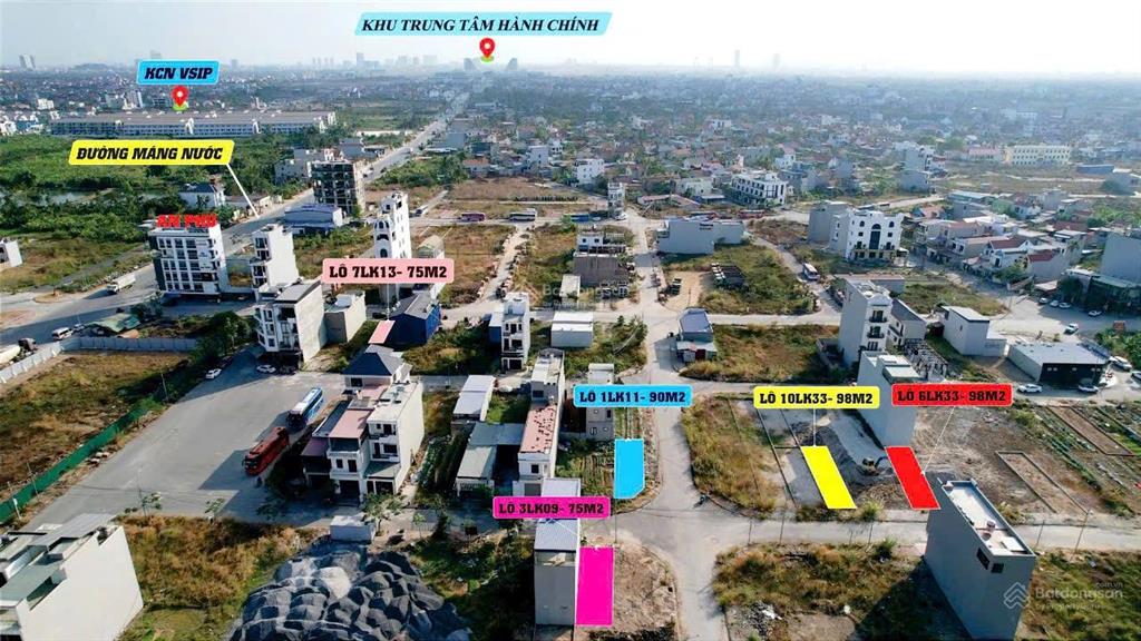 Bán tại khu đấu giá cửa trại giá 4,400 tỷ dt 100m2 ngang 5m, trục 13,15m,21m đức 0383 196 *** (zalo)