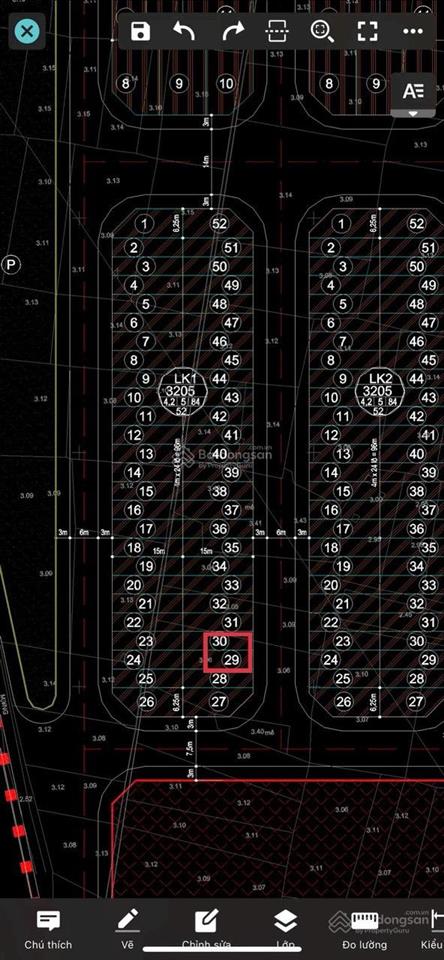 Bán lô 30 lk 01 tđc đống trịnh  tân dương thủy nguyên dt 60m2 ngang 4m đức 0383 196 ***(zalo)