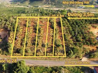 Bán 5 lô đất mặt tiền quốc lộ 28, di linh, lâm đồng