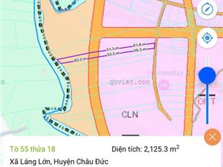 Bán đất đẹp tại xã láng lớn, châu đức, bà rịa vũng tàu, 2,18 tỷ, 2125,3 m2