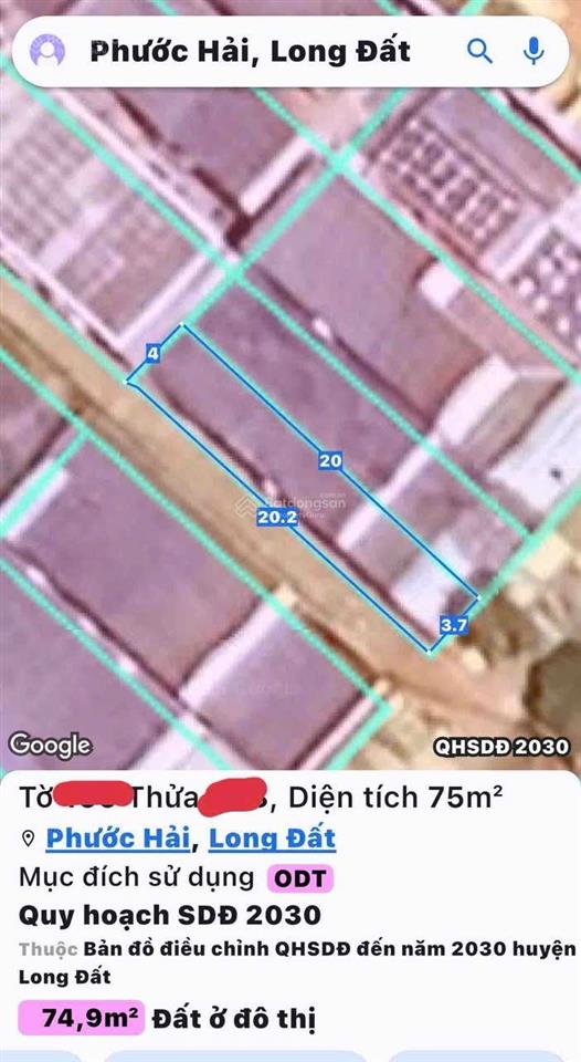 Bán nhà lô góc mặt phố lý thường kiệt, thị trấn phước hải, long đất, bà rịa vũng tàu, 3,4 tỷ, 75m2