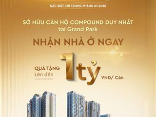 Duy nhất căn 2pn giá 3.6 tỷ, ký trực tiếp cđt masterise. nhận ck 7%+ quà tặng 250tr.tt 10% nhận nhà