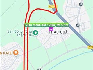 Bán đất tại dục tú, đông anh, hà nội, giá tốt, 5,35 tỷ, 120m2, gần đường dẫn cầu tú liên giá tốt