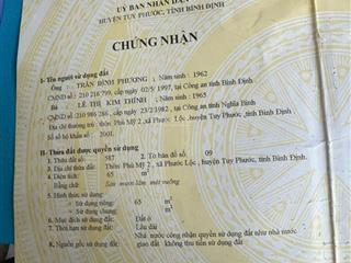 Bán nhanh nhà ngay xã phước lộc cách quốc lộ 1a 20m đường ô tô tới nơi