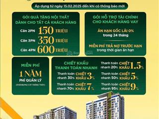 Duy nhất 2 căn 3pn mua trực tiếp cdt thanh toán 30% 2ty nhận nhà ở ngay  ở 2 năm mới trả gốc lãi