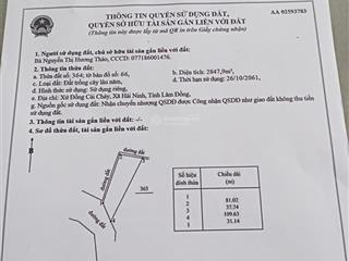 Chính chủ cần bán gấp lô đất 3 mặt tiền đường giá rẻ ngay xã hải ninh, bắc bình, bình thuận