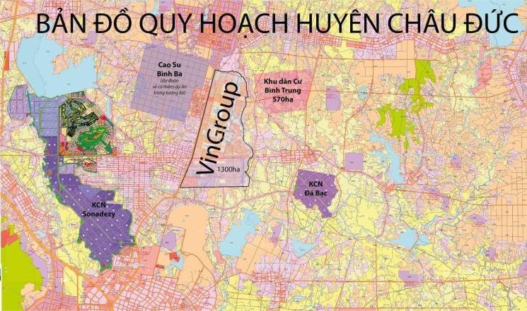 *** 1.350m2 (ont). đất phủ hồng toàn bộ. sát kcn đá bạc, châu đức, bà rịa vũng tàu