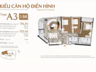 Bán căn 3pn vị trí siêu đẹp the regency  hoàng trí 0934 158 *** (zalo)