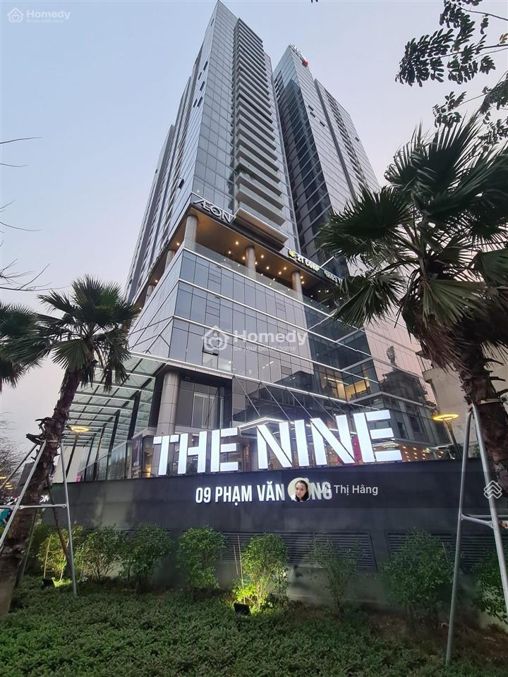 Chính chủ gửi bán căn hộ 87.8m2 tầng cao , chung cư cao cấp the nine số 9 phạm văn đồng, sẵn sổ