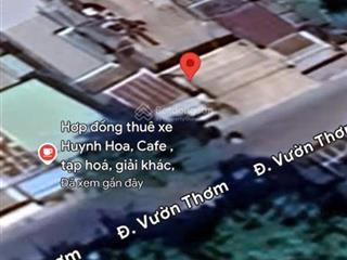 Bán kho nhỏ mặt tiền đường vườn thơm, bình lợi, bình chánh diện tích 520m2 thổ cư 450m2, 2 mặt tiền