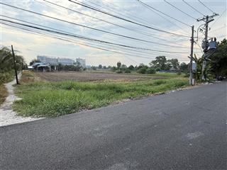 Bán đất 2 mt tại đường bờ bao xóm hố, tân kiên, bình chánh, 42 tỷ, 3641m2 hai mặt tiền đắc địa