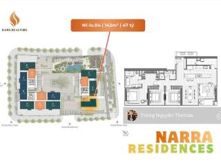 Narra residences bán 3pn view sông q7 thoáng mát