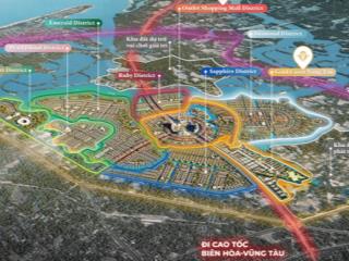 Đất biệt thự 340m2 ngang gần 13m gần view biển, kế bên trung tâm hành chính bà rịa vũng tàu