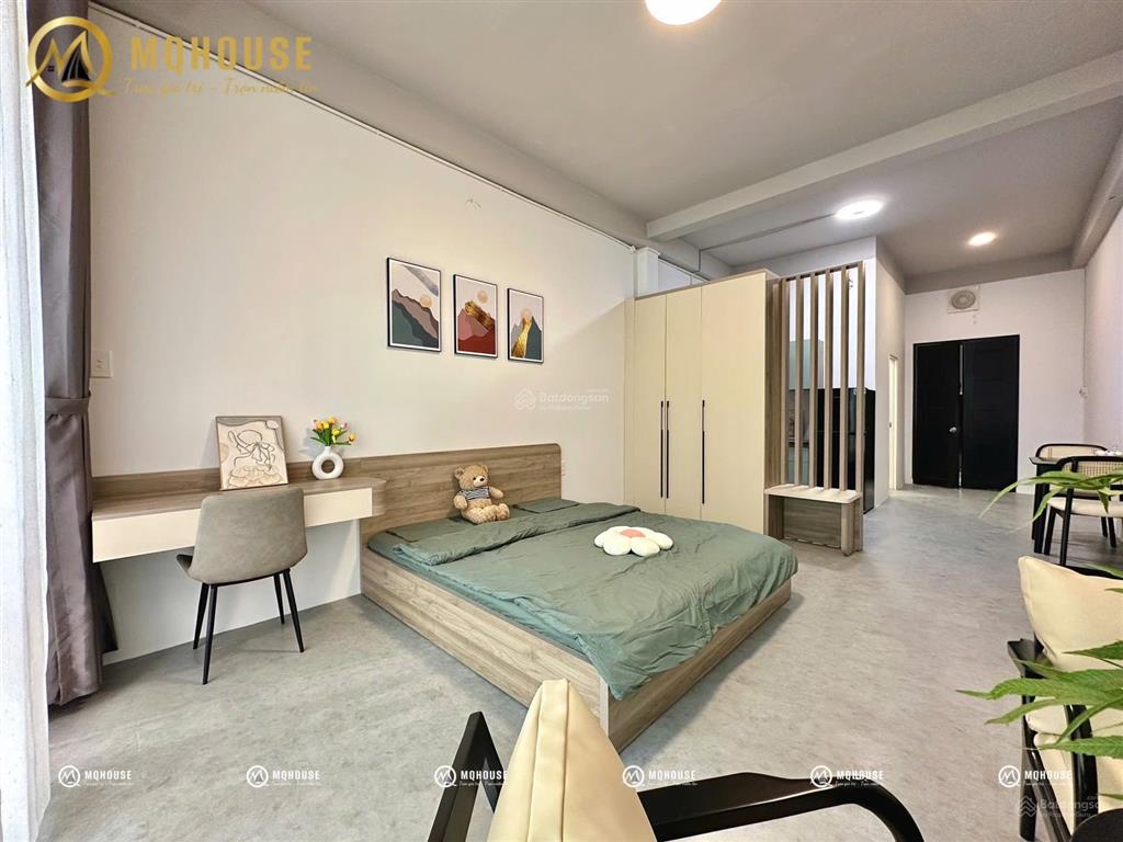 Chdv new 100% studio ban công / full nt / cộng hoà / nhà ga t3