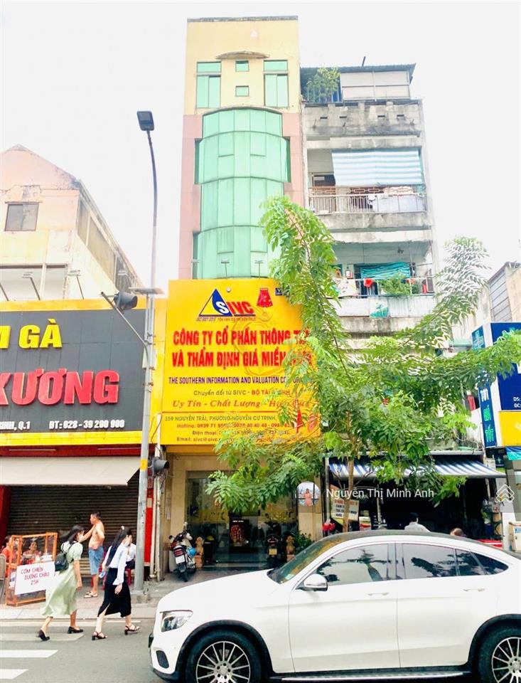 60 tỷ! bán mt đ. nguyễn trãi, quận 1 4,2m x 30m 576,5m2 sàn 5 tầng