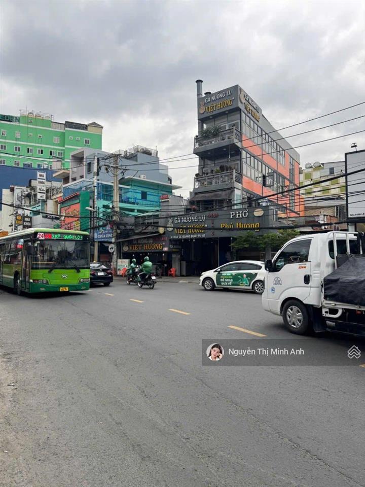 49 tỷ! bán nhà mặt tiền lê quang định, bình thạnh  7,3 x 32m (nở hậu 10,2m)  xây hầm 7 tầng