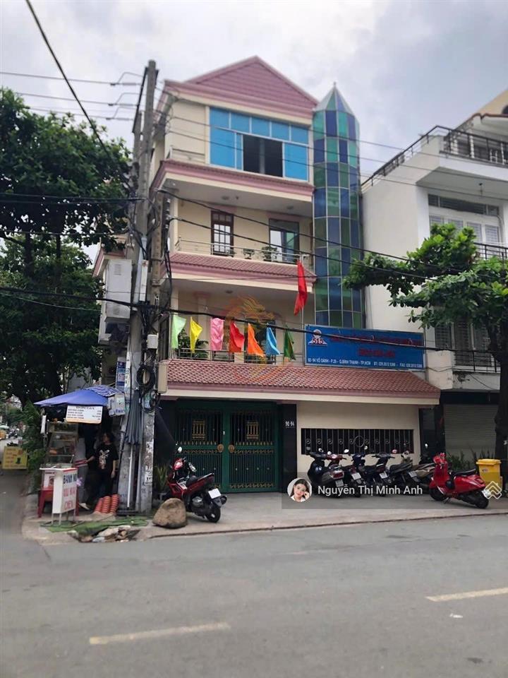 58 tỷ! bán góc 2 mặt tiền khu đường d võ oanh, phường 25, quận bình thạnh  ngang 20m  4 tầng