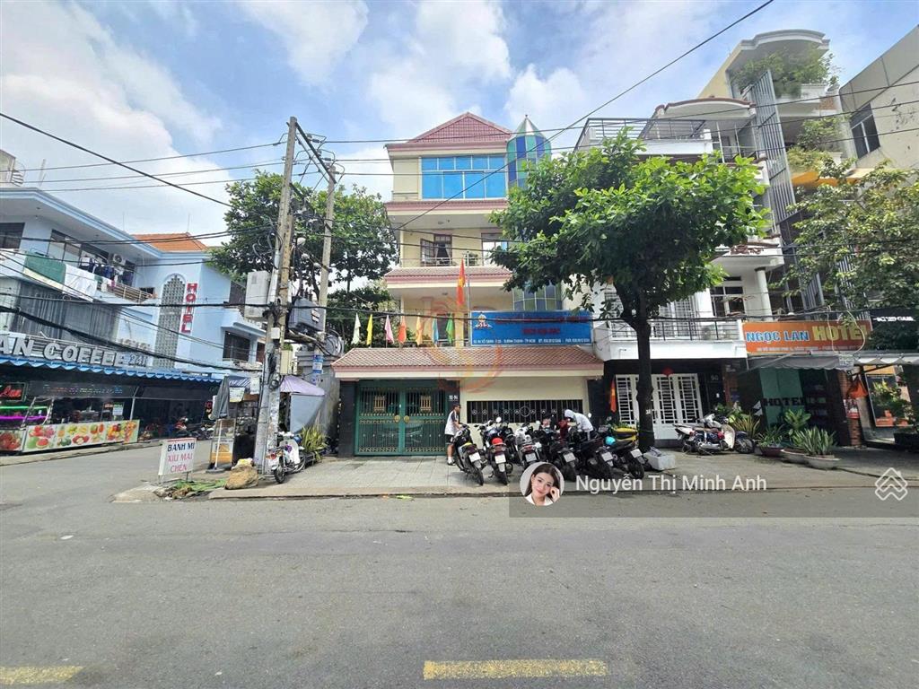 58 tỷ! bán góc 2 mặt tiền khu đường d võ oanh, phường 25, quận bình thạnh  ngang 20m  4 tầng