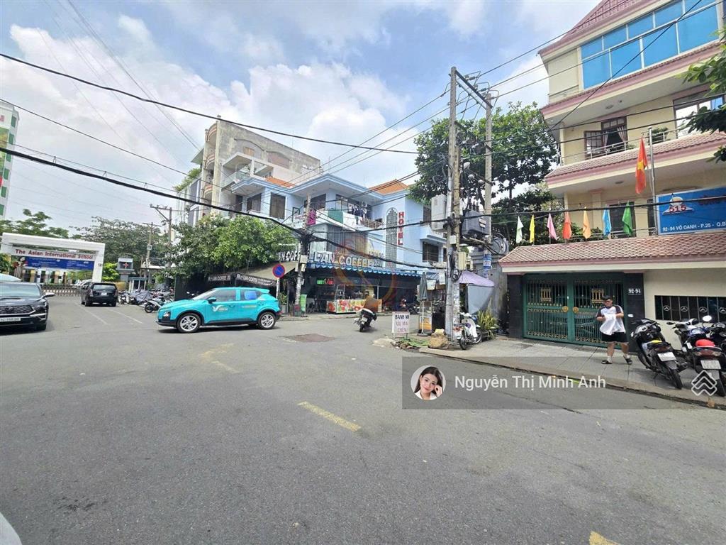 58 tỷ! bán góc 2 mặt tiền khu đường d võ oanh, phường 25, quận bình thạnh  ngang 20m  4 tầng