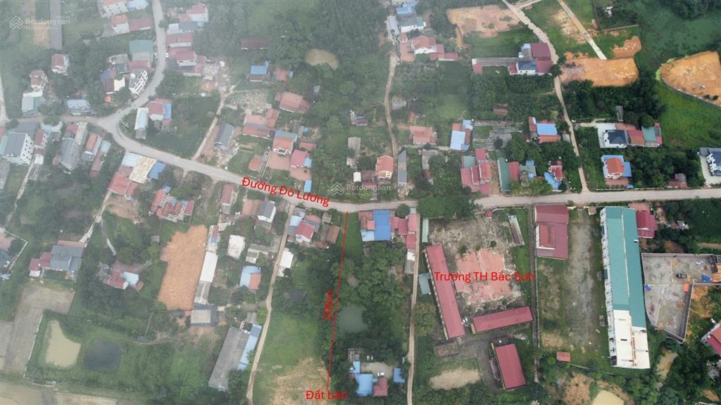 Bán đất bắc sơn ss, đường thông 4.5m, 479m2 mt 13m, chào bán 2.55 tỷ, 30m ra đường đô lương