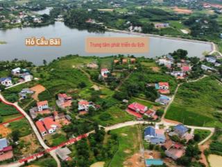 Bán đất cạnh hồ cầu bãi trung giã hà nội, ô tô đỗ cửa, 100m, mt 6.2, 950tr, trung tâm du lịch