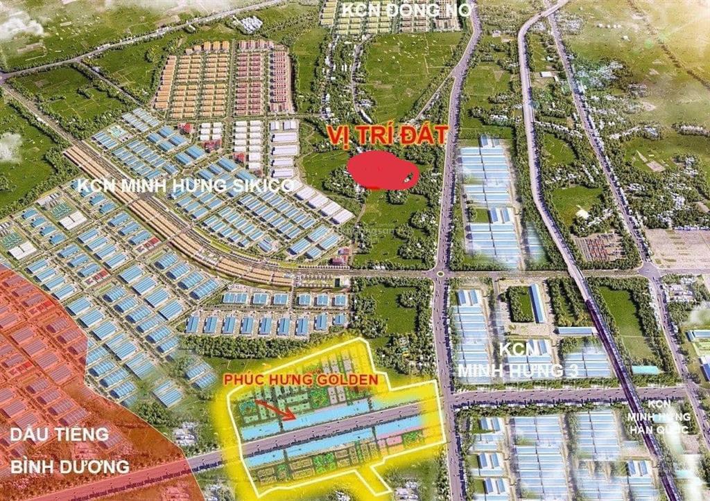 Kèo thơm đất ngộp  trục chính phường minh hưng, thị xã chơn thành  bình phước