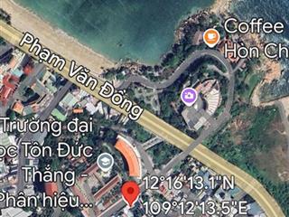 Bán lô đất view biển hòn chồng nha trang  430m2  mặt tiền 14,8m  58 tỷ