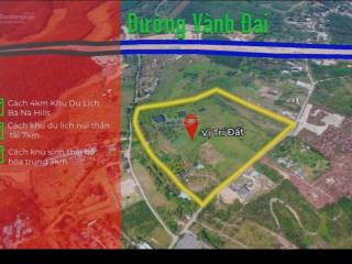 Bán khu sinh thái rộng 5,2 hecta. có suối tự nhiên. đất bằng phẳng gần bà nà hills