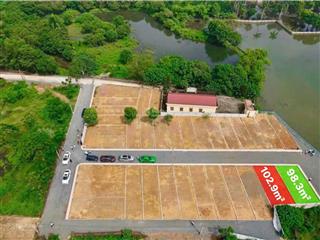 Bán lô góc đẹp nhất khoang mái, đồng trúc, giá 4.1 tỷ, dt 98.3m2 mt 6.9m