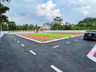 Đầu tư đất hòa lạc 104.3m² full thổ, 2 mặt tiền, hạ tầng đẹp  giá mềm nhất khu