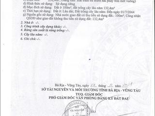 Phát mại ngân hàng vib thanh lý bán đấu giá đất mặt tiền đường xã láng dài, h đất đỏ, vũng tàu